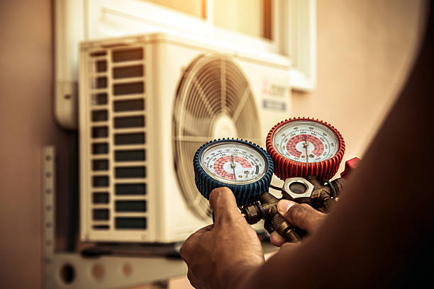 Professional Hvac Maintenance technician working in Paso Robles, CA